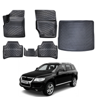 Volkswagen Touareg Floor Mats and Cargo Liner 2007-2010, All Weather TPE Front, Rear & Cargo Set