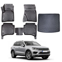 Volkwagen Touareg Custom Fit TPE Floor Mats and Cargo Liner 2010-2018