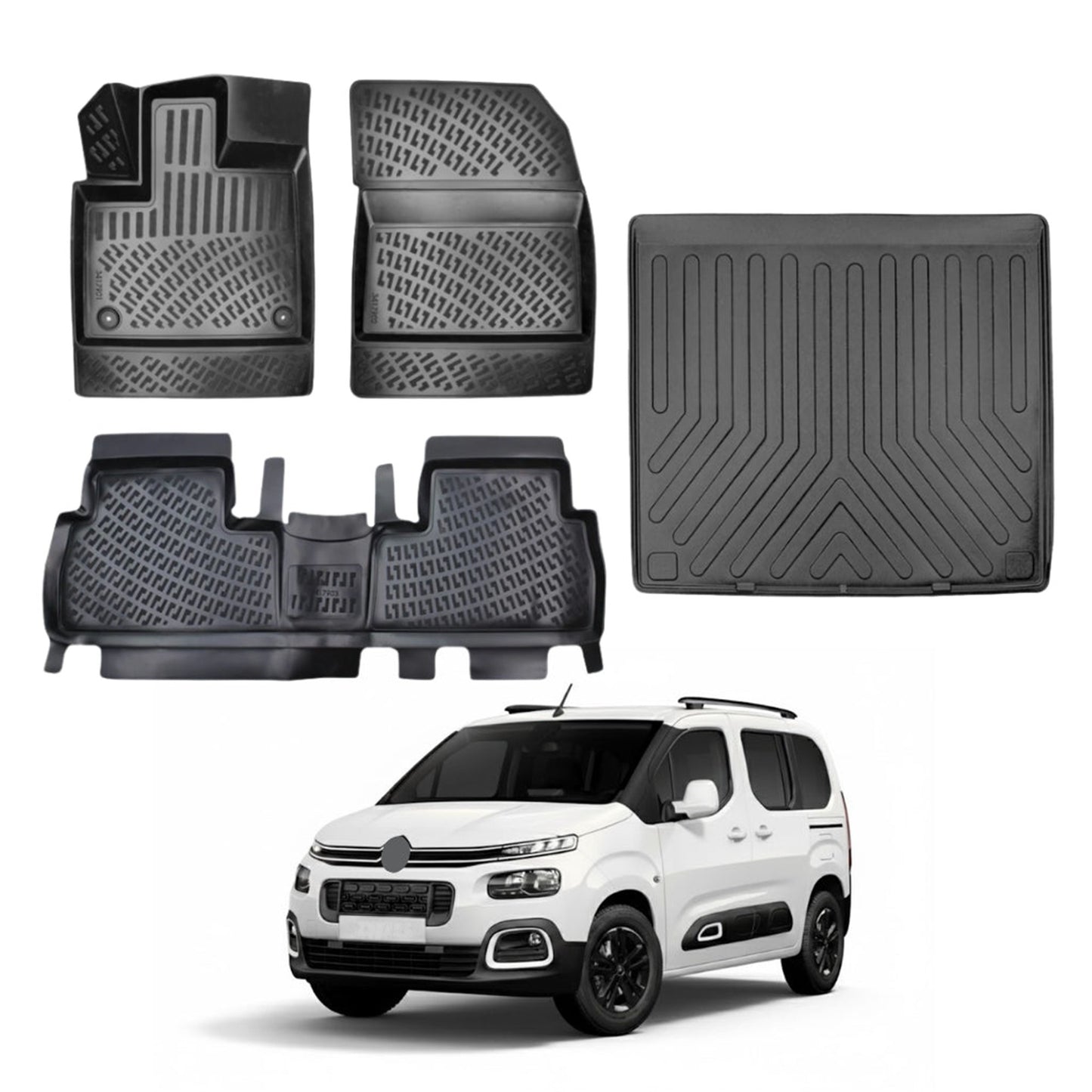 Citroen Berlingo Floor Mats and Cargo Liner 2019-2026 - Auto Accessory