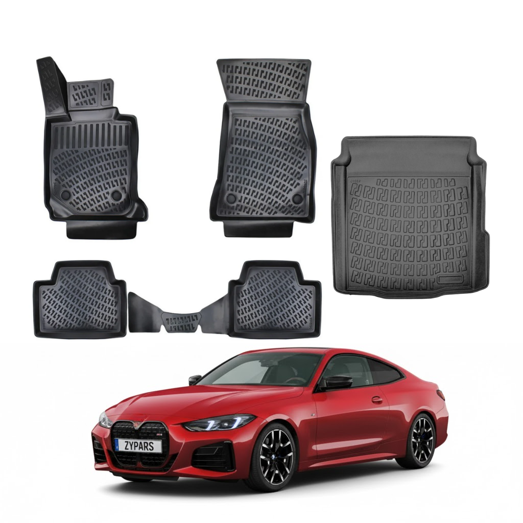 BMW 4 Series G22 Coupe Floor Mats and Cargo Liner 2020-2026
