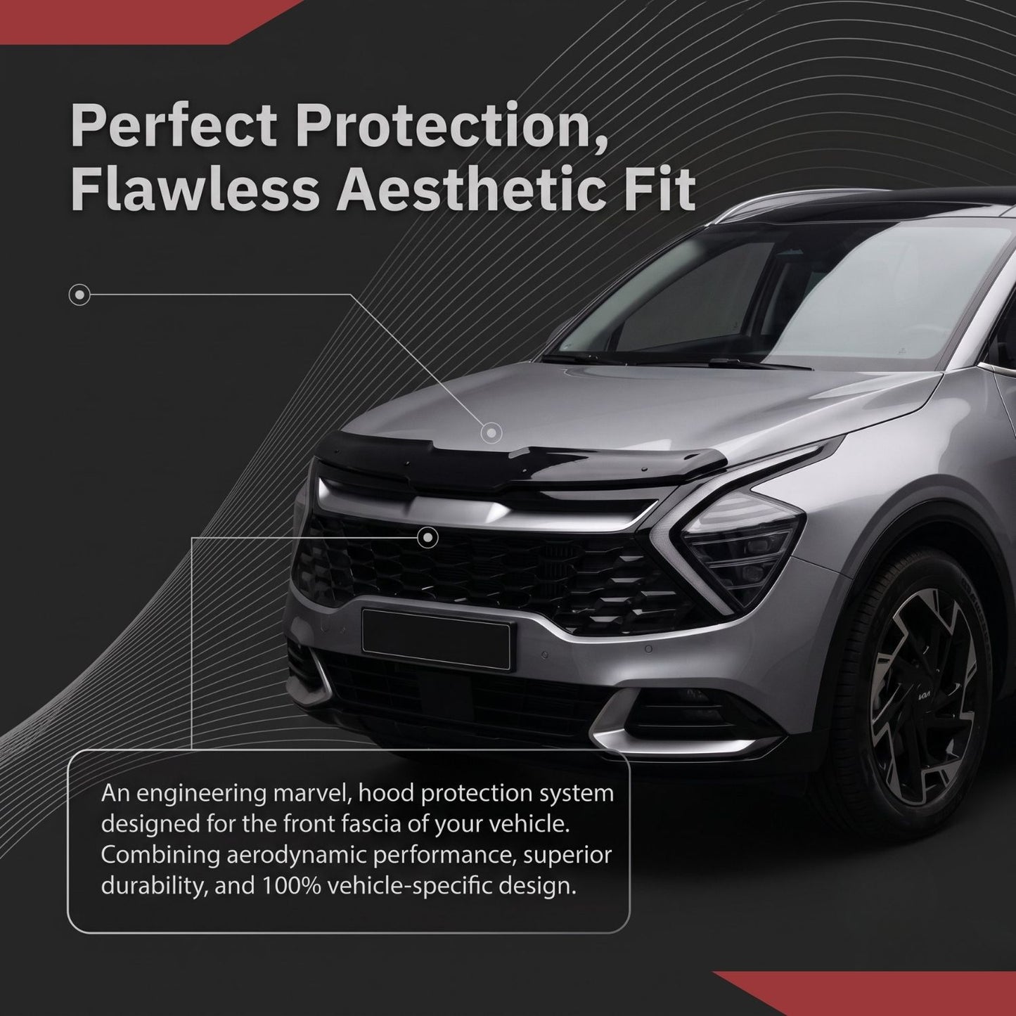 Audi Q7 Hood Deflector 2007-2015