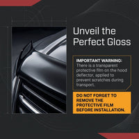 Mercedes Sprinter W906 Facelift Hood Deflector 2014-2017, Hood Bug Shield, ABS Black