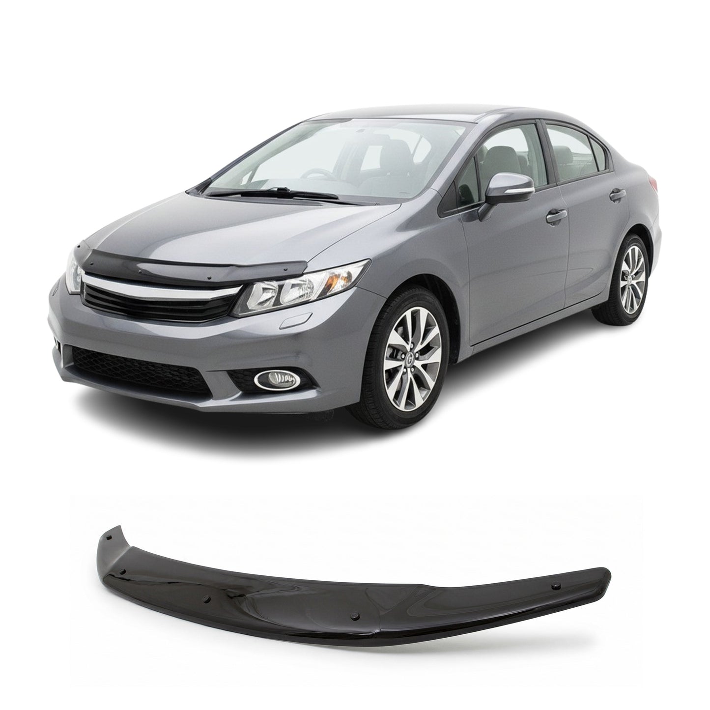 Honda Civic Hood Deflector 2012-2016