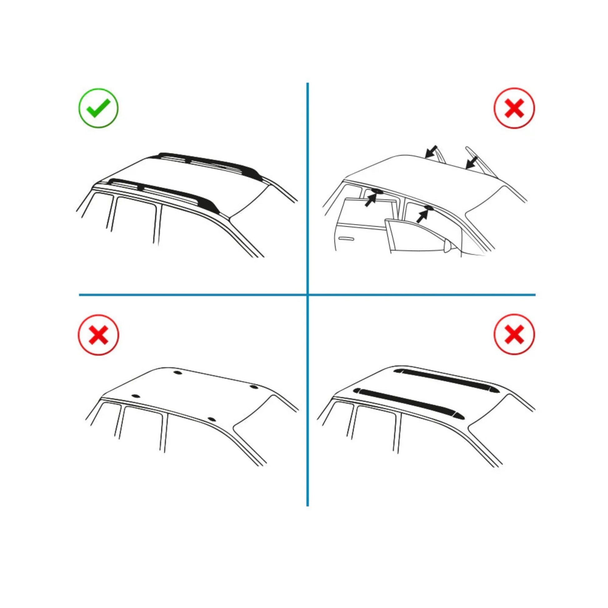 Jeep Liberty KJ Roof Rack Cross Bars 2002-2007_2