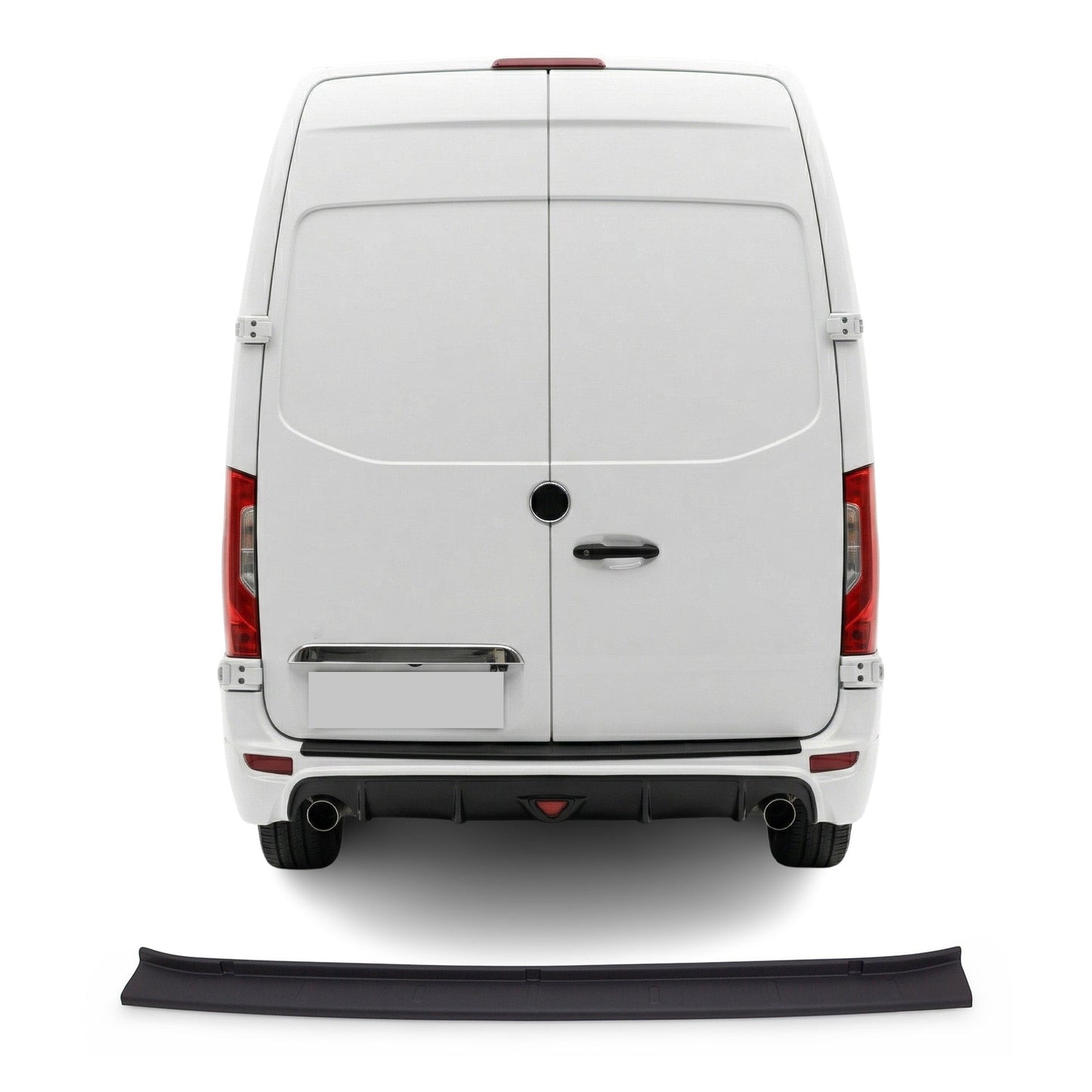 Mercedes Sprinter W907 Rear Bumper Guard 2018-2025