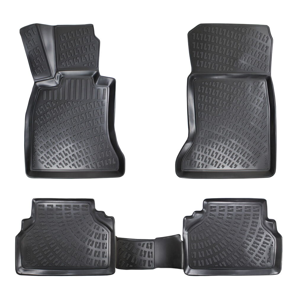 BMW 5 Series F10 Floor Mats 2010-2013, TPE All Weather, Non Slip Car Interior Floor Liner