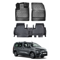 Toyota Proace City Floor Mats 2019-2026, TPE All Weather, Non Slip Car Interior Floor Liner