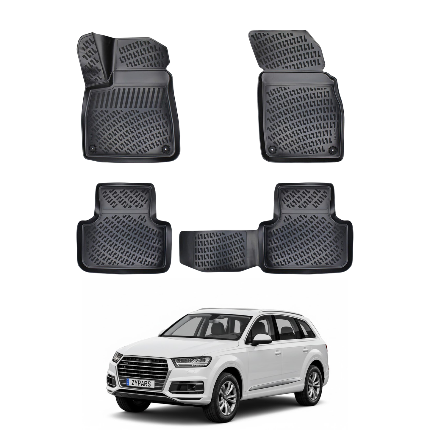 Audi Q7 Floor Mats 2016-2026 | Ehiltek Shop