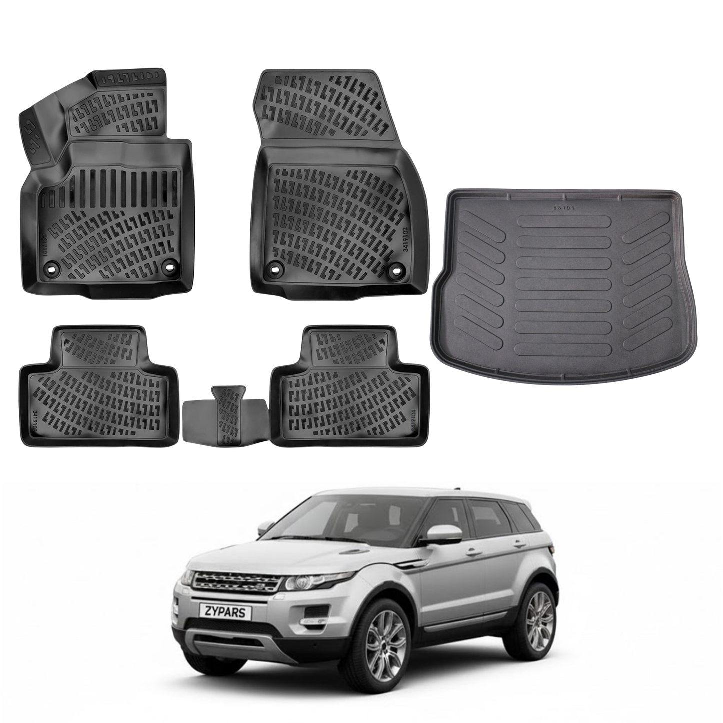 Land Rover Range Rover Evoque Floor Mats and Cargo Liner 2011-2019