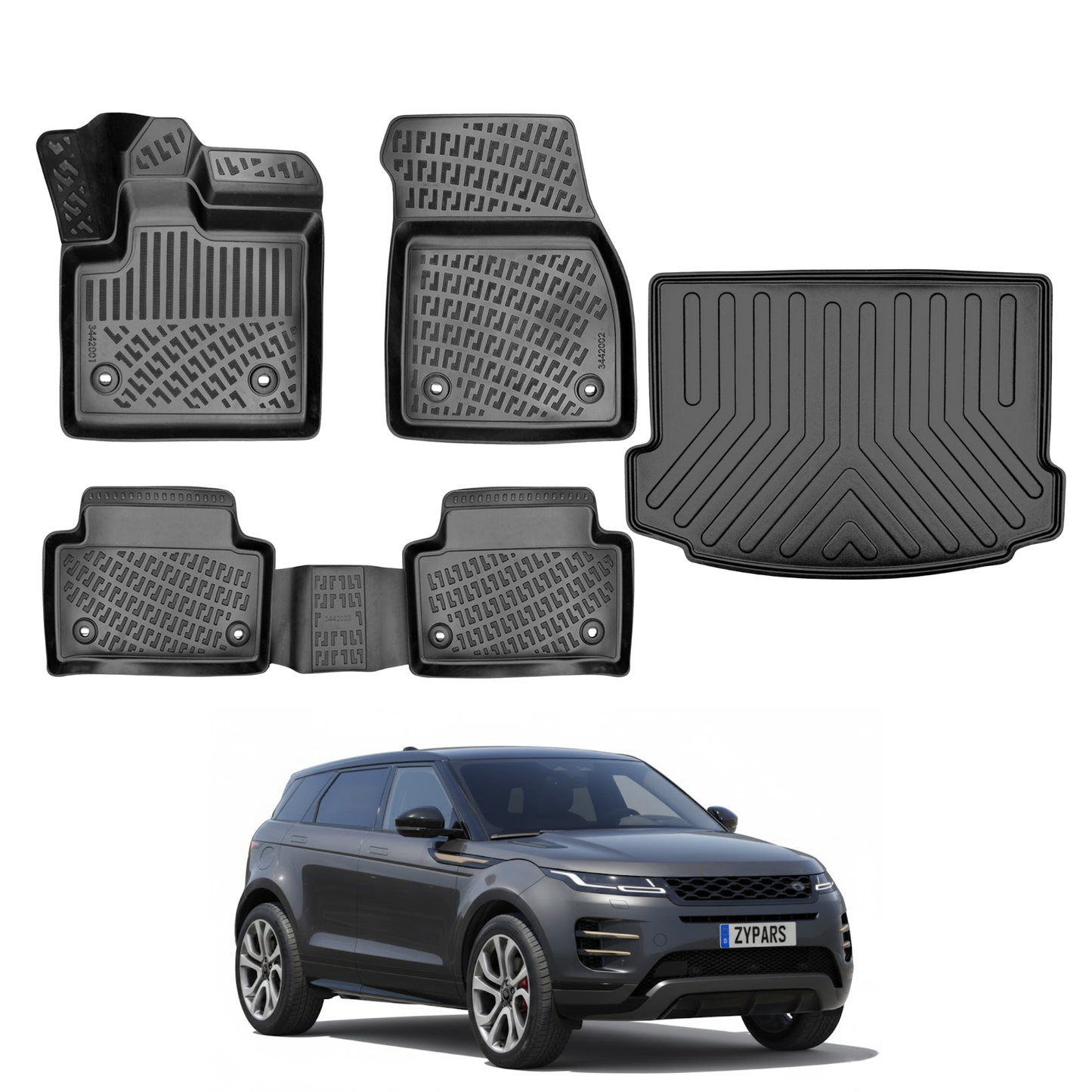 Land Rover Range Rover Evoque Floor Mats and Cargo Liner 2019-2026