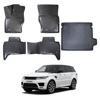 Land Rover Range Rover Floor Mats and Cargo Liner 2013-2022, All Weather TPE Front, Rear & Cargo Set