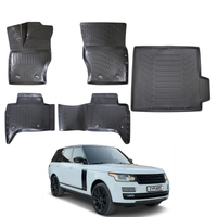 Land Rover Range Rover Vogue Floor Mats and Cargo Liner 2013-2026, All Weather TPE Front, Rear & Cargo Set