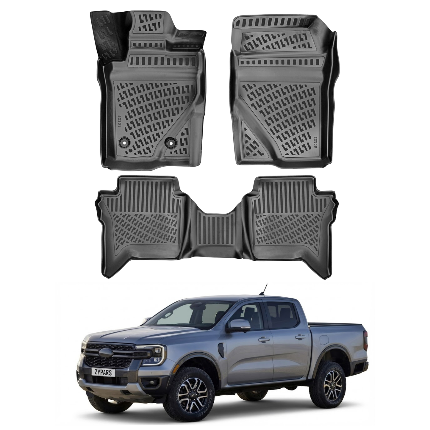 Ford Ranger Floor Mats 2023-2026