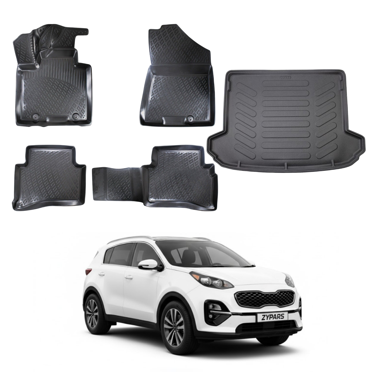 Kia Sportage Floor Mats and Cargo Liner 2016-2021