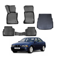 BMW 5 Series F10 Floor Mats 2010-2013, TPE All Weather, Non Slip Car Interior Floor Liner
