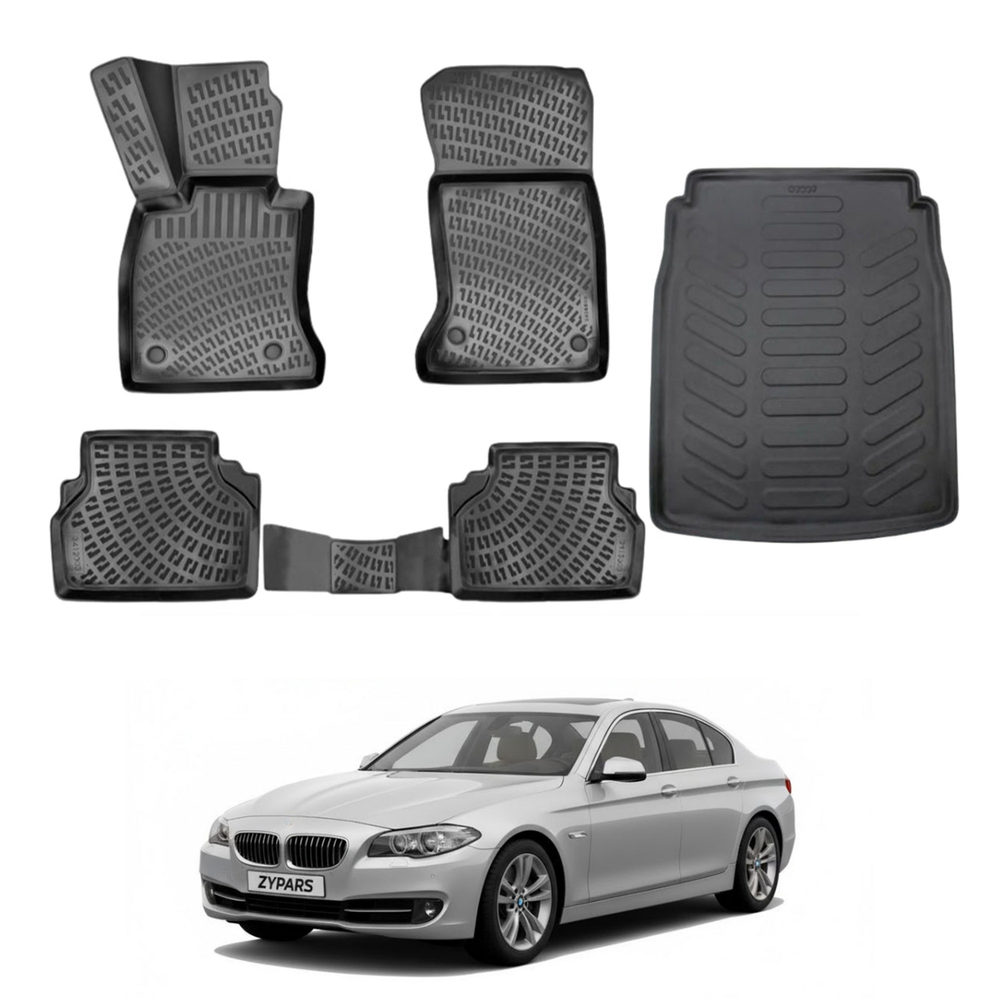 BMW 5 Series F10 Floor Mats and Cargo Liner 2010-2013