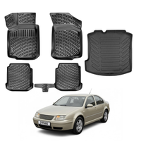 Volkswagen Bora Floor Mats and Cargo Liner 1999-2006, All Weather TPE Front, Rear & Cargo Set