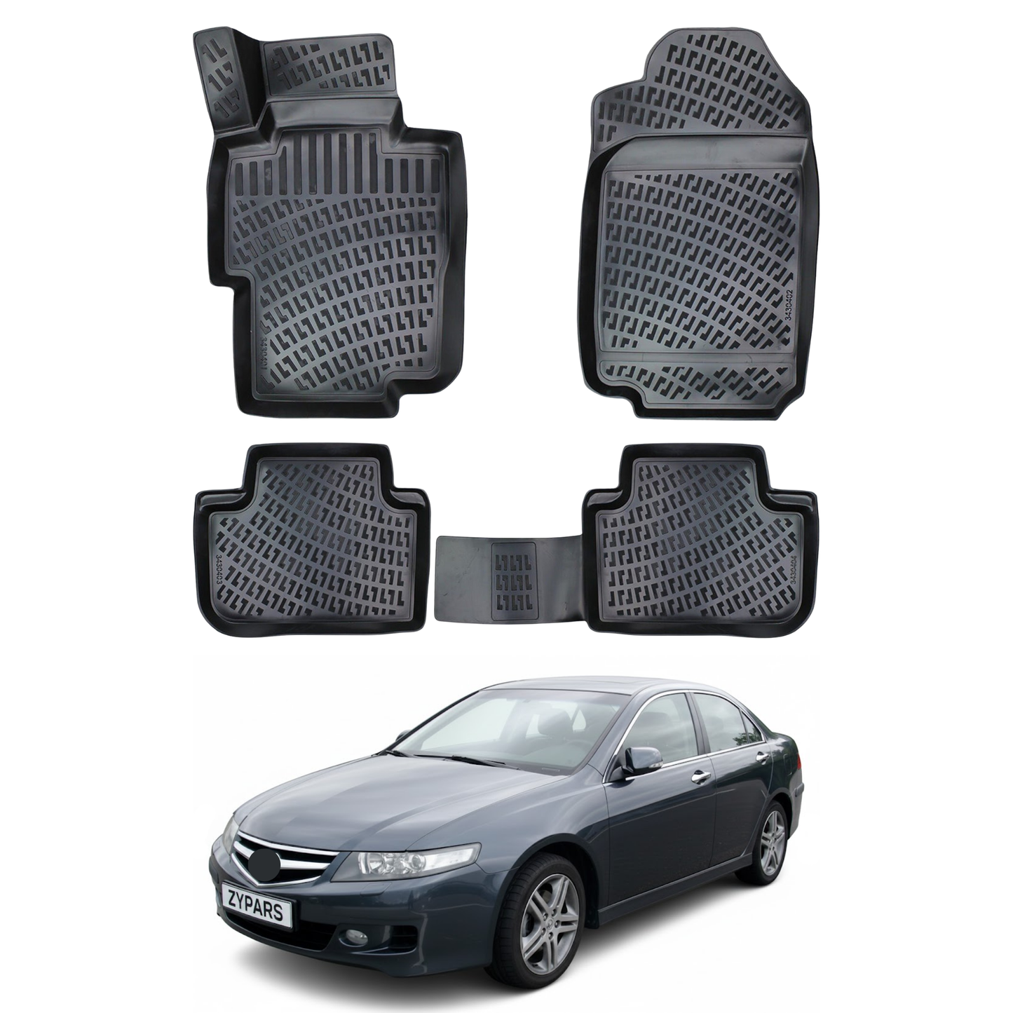 Honda Accord Floor Mats 2002-2007 | Ehiltek Shop