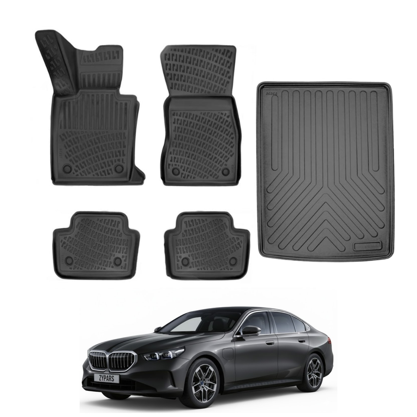BMW 5 Series G60 Floor Mats and Cargo Liner 2023-2026