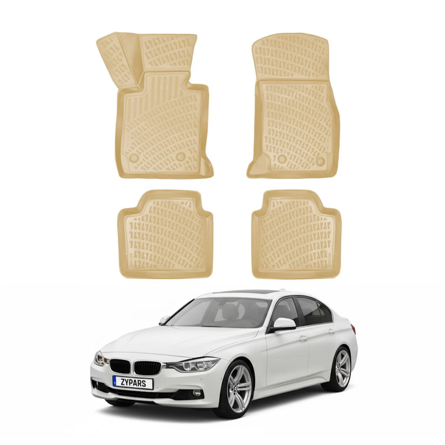 BMW 3 Series F30 Floor Mats 2012-2019 | Ehiltek Shop