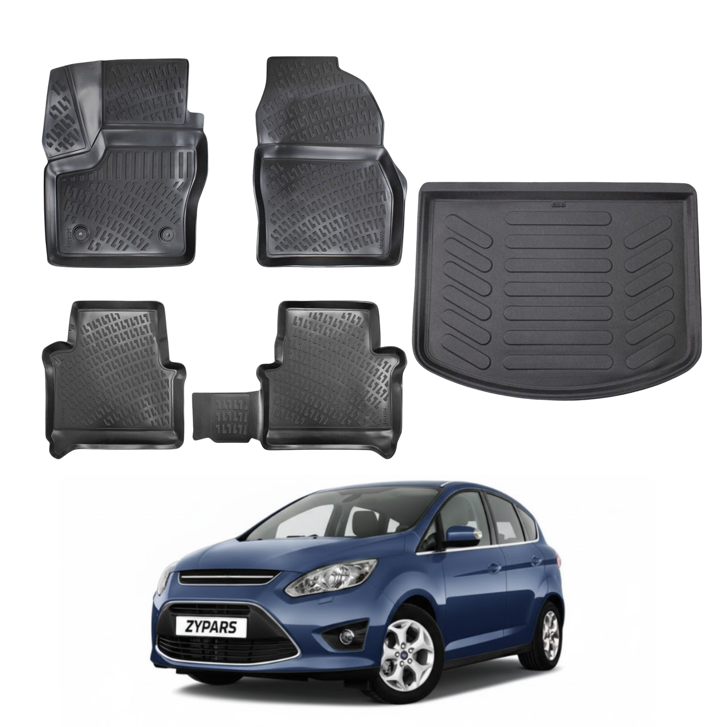 Ford C-Max Floor Mats and Cargo Liner 2010-2015