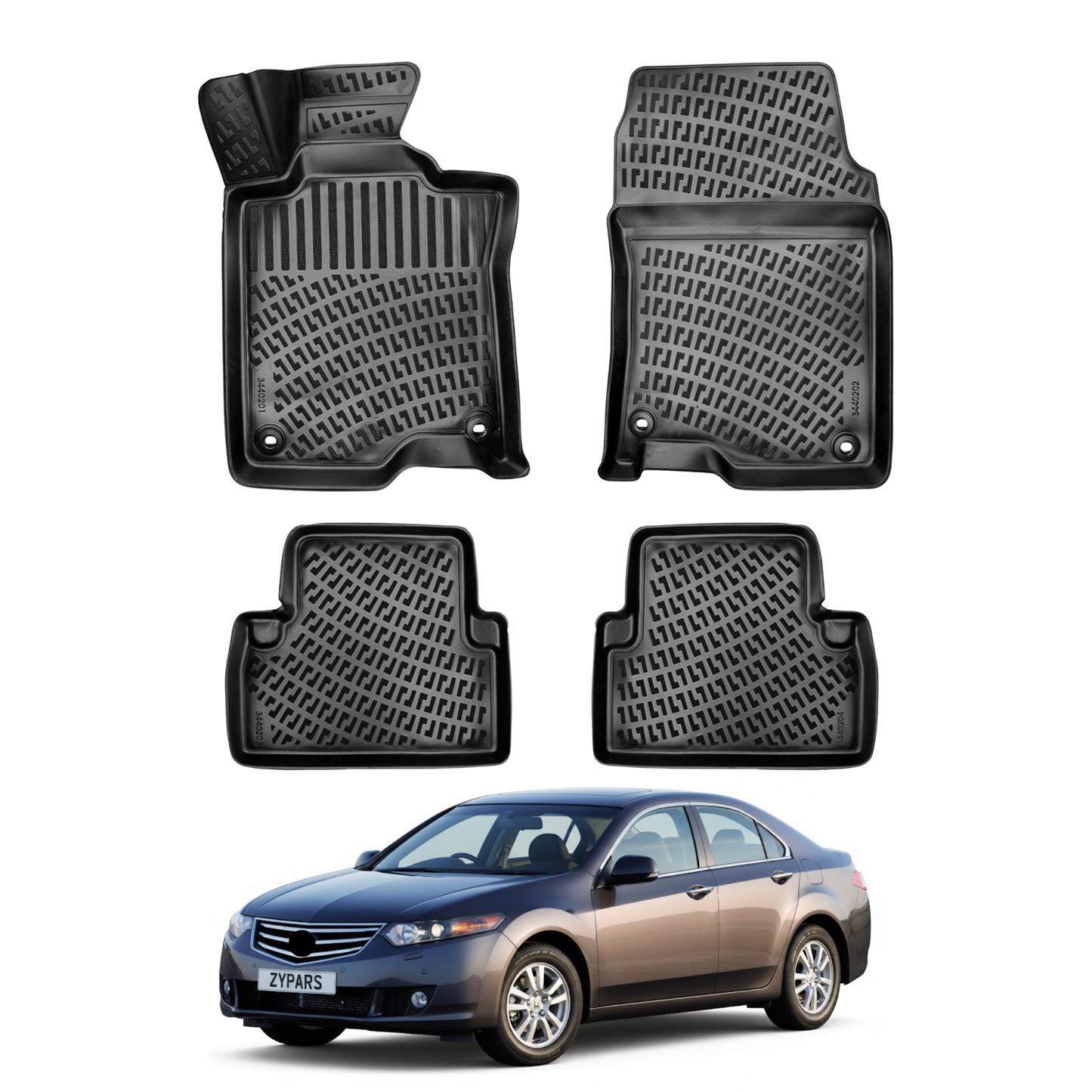 Honda Accord Floor Mats 2007-2015