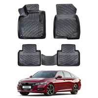 Honda Accord Floor Mats 2018-2026, TPE All Weather, Non Slip Car Interior Floor Liner
