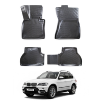 BMW X5 E70 Floor Mats 2006-2013, TPE All Weather, Non Slip Car Interior Floor Liner
