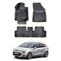 Citroen C4 Picasso Floor Mats 2013-2026, TPE All Weather, Non Slip Car Interior Floor Liner