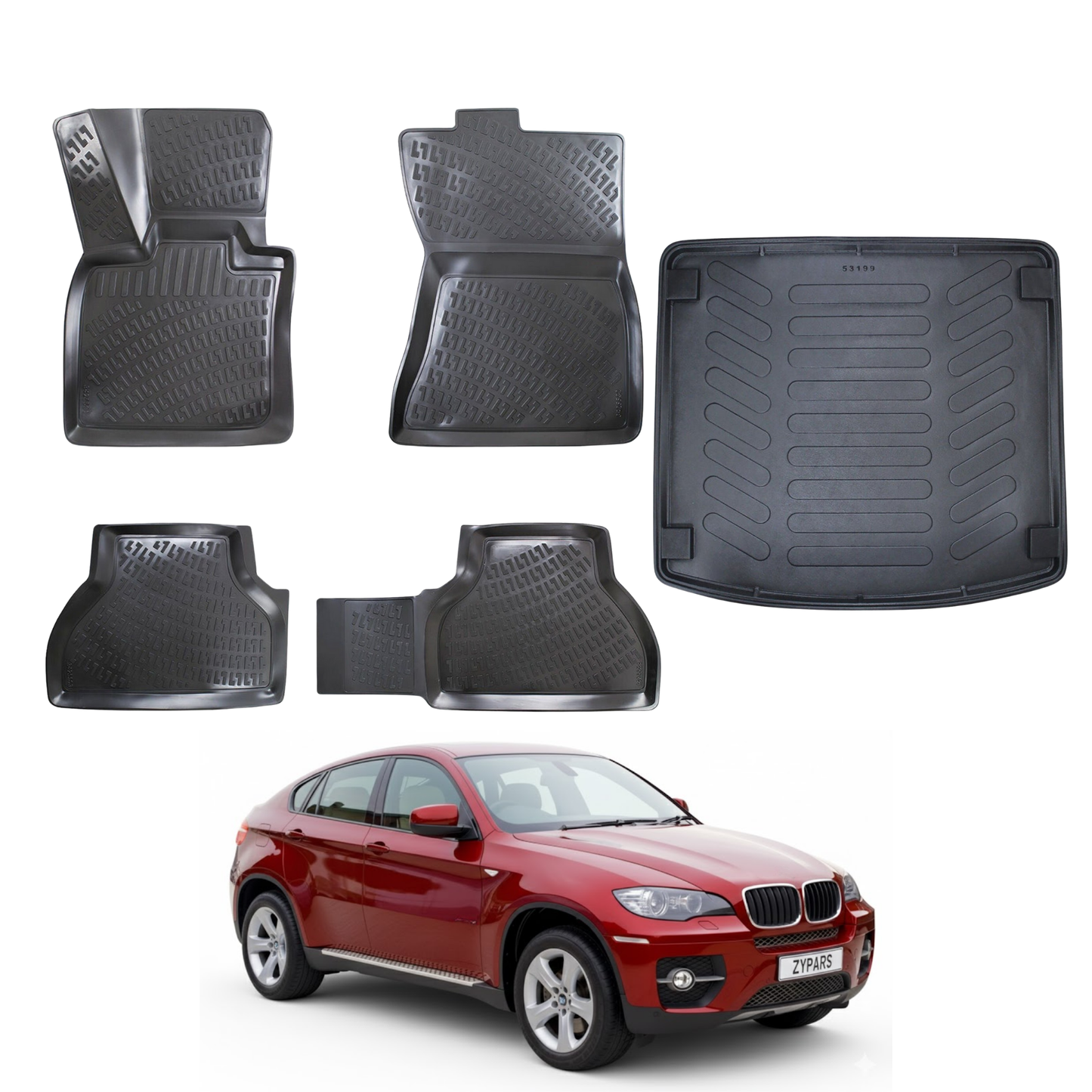 BMW X6 E71 Floor Mats and Cargo Liner 2008-2014