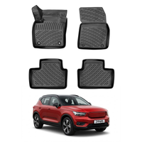 Volvo XC40 Recharge Floor Mats 2018-2026, TPE All Weather, Non Slip Car Interior Floor Liner