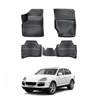 Porsche Cayenne Floor Mats 2002-2007, TPE All Weather, Non Slip Car Interior Floor Liner
