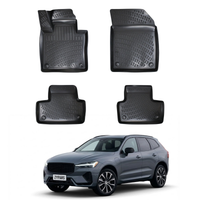Volvo XC60 Floor Mats 2022-2026, TPE All Weather, Non Slip Car Interior Floor Liner