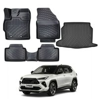 Toyota Yaris Cross Floor Mats and Cargo Liner 2022-2026, All Weather TPE Front, Rear & Cargo Set
